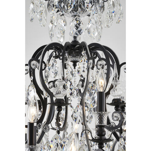 Canada LED 43 inch Matte Black Chandelier Ceiling Light